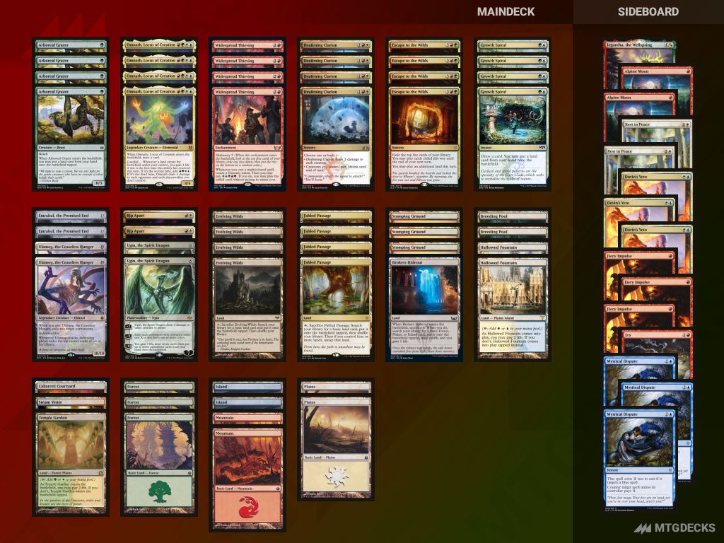 MTG Pioneer 5 Color Widespread top decks • MTG DECKS