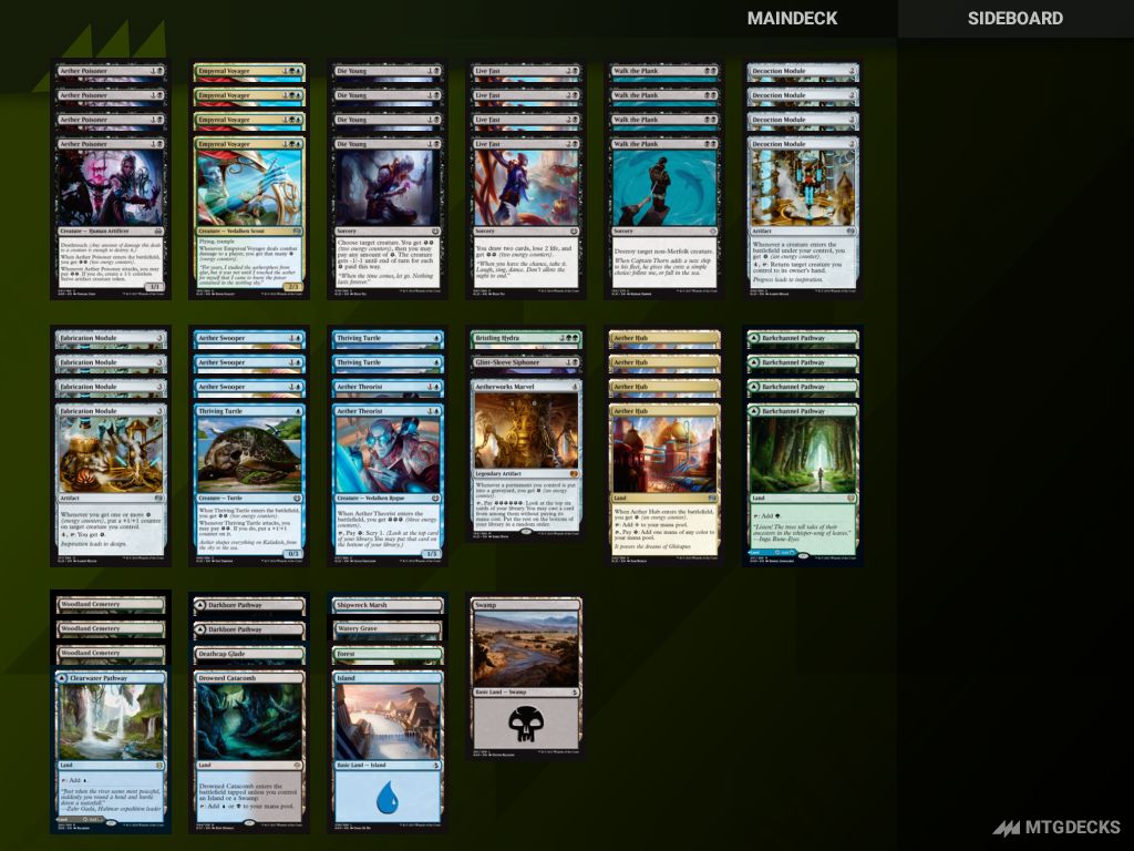 MTG Historic Sultai Energy top decks • MTG DECKS