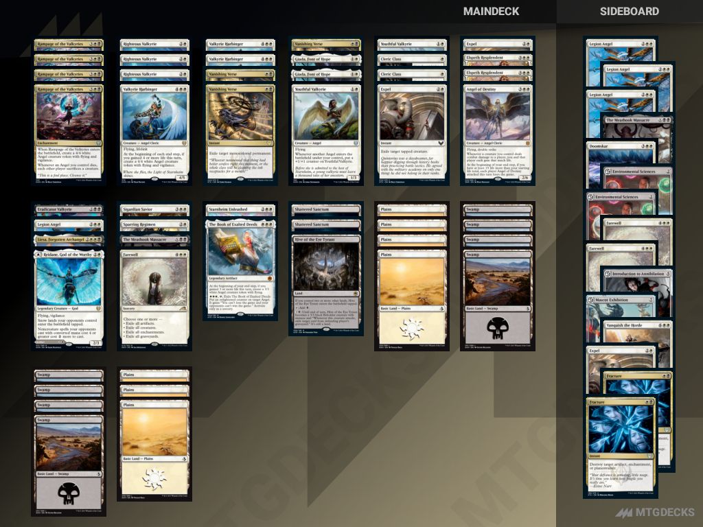 Arena Standard Angels deck by PlatinumMythic Rank Player • MTG DECKS