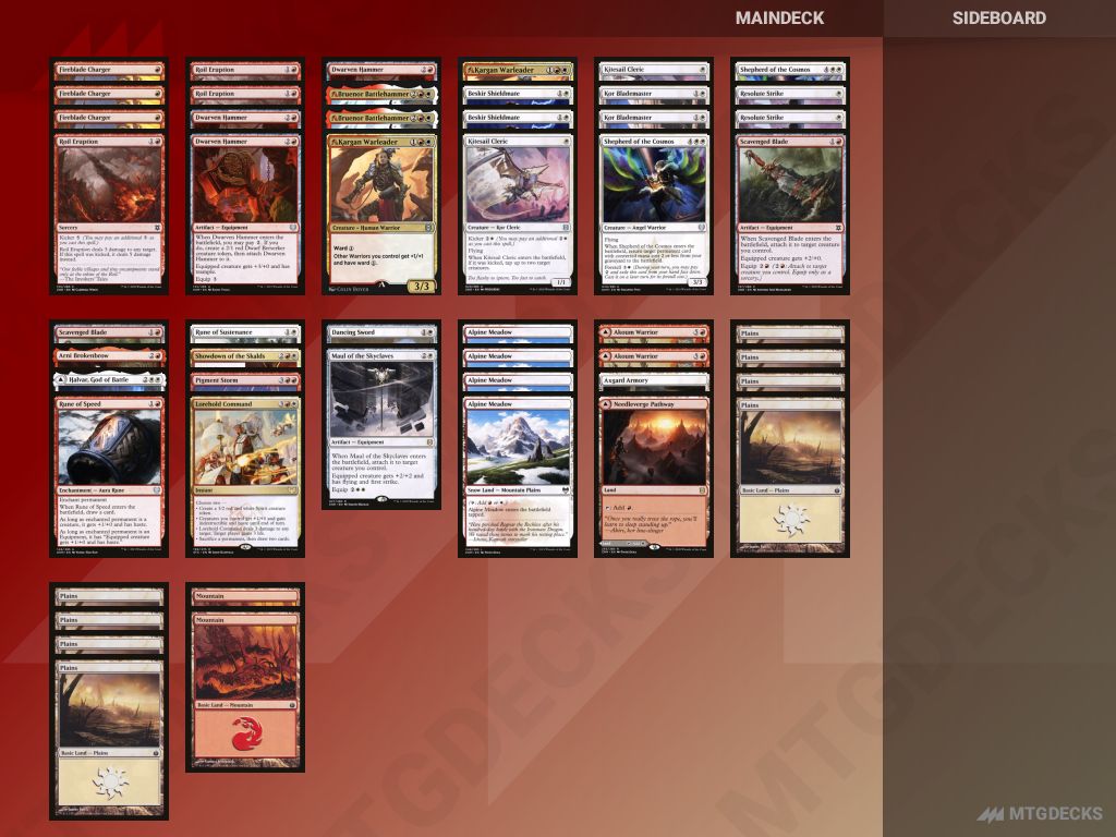 Historic PMD Equipment Warriors deck by Shizz0r • MTG DECKS