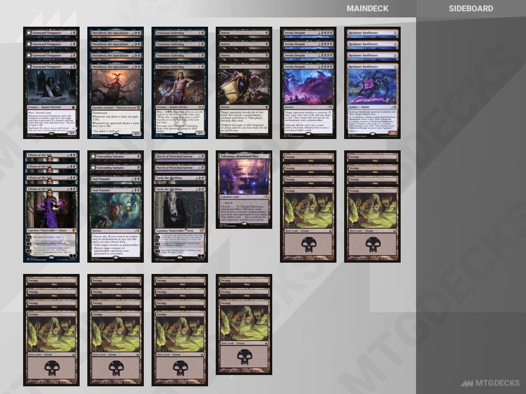 Arena Standard 黒メタの黒 deck by ladolce • MTG DECKS