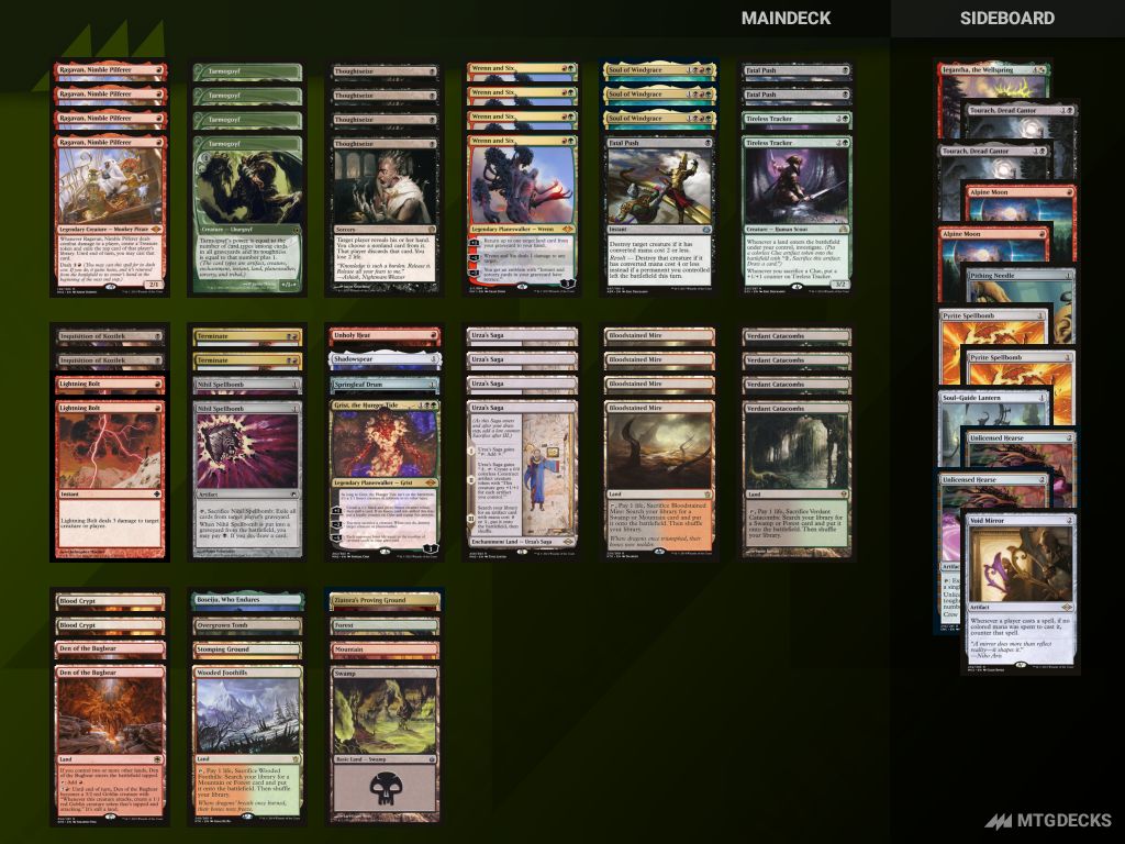 Modern Dmu Jund Saga deck by aspiringspike • MTG DECKS