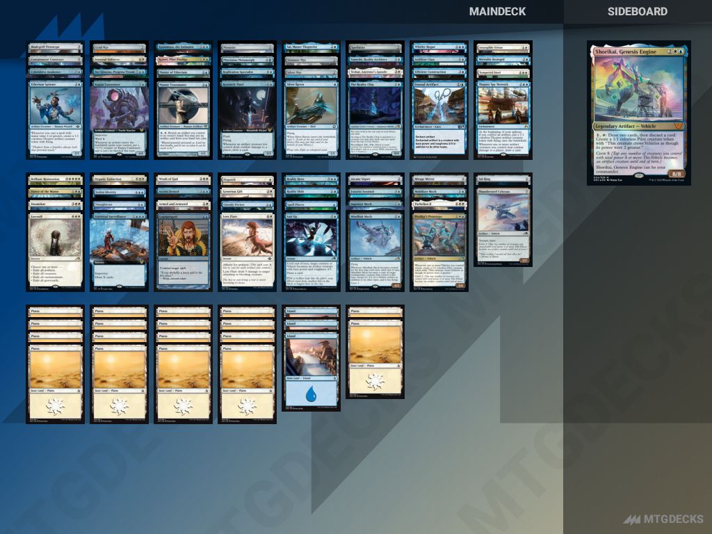 Commander Shorikai EDH deck by PeePetty • MTG DECKS