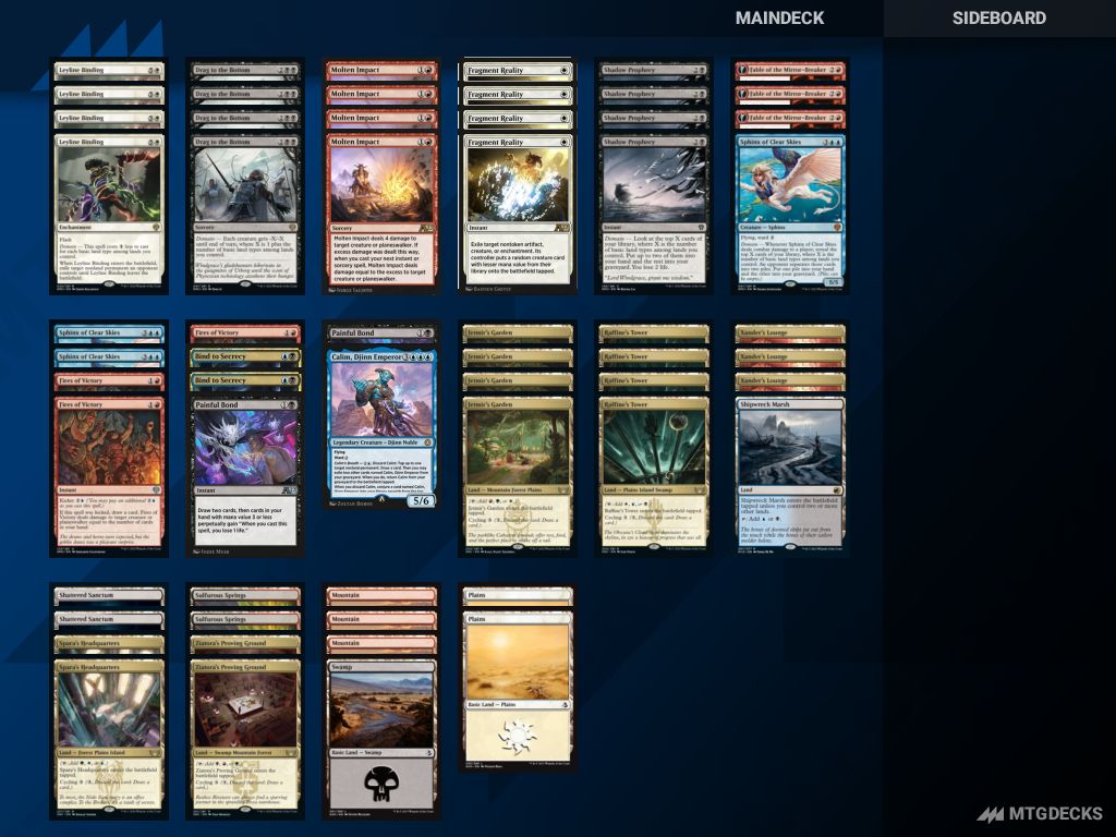 Arena Alchemy Domain Control deck by Michael Bonde • MTG DECKS