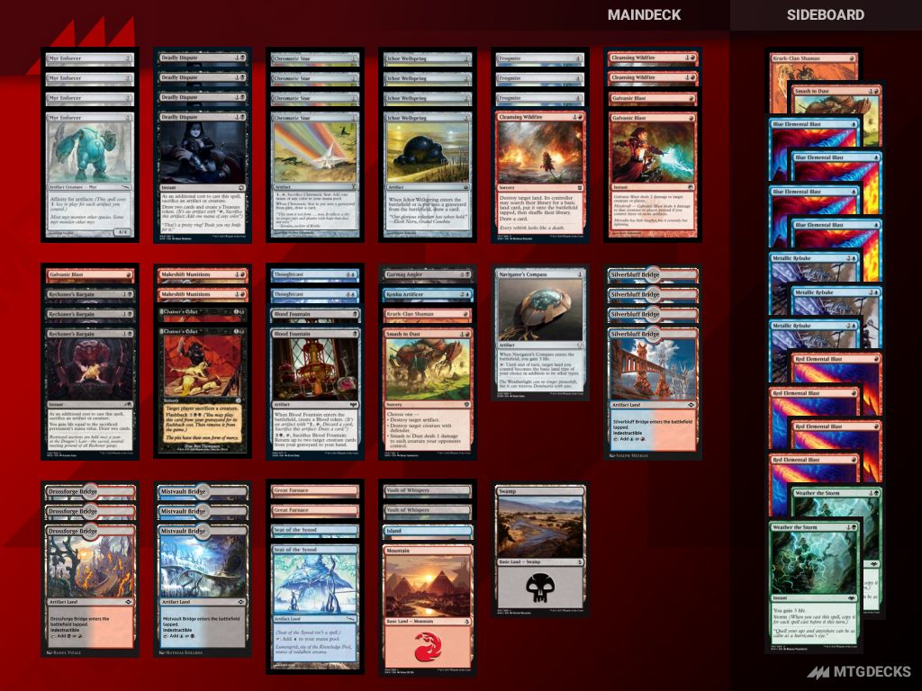 Pauper Affinity deck by LuffyDoChapeuDePalha • MTG DECKS