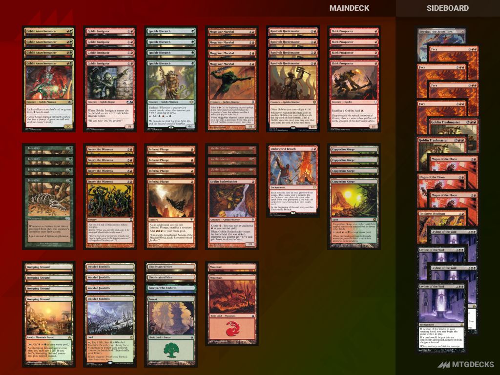 Modern goblin storm deck by aspiringspike • MTG DECKS