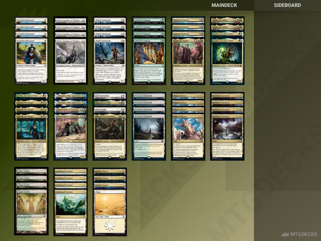 Arena Explorer 5c Legendary Humans (2) deck by Wuggles • MTG DECKS