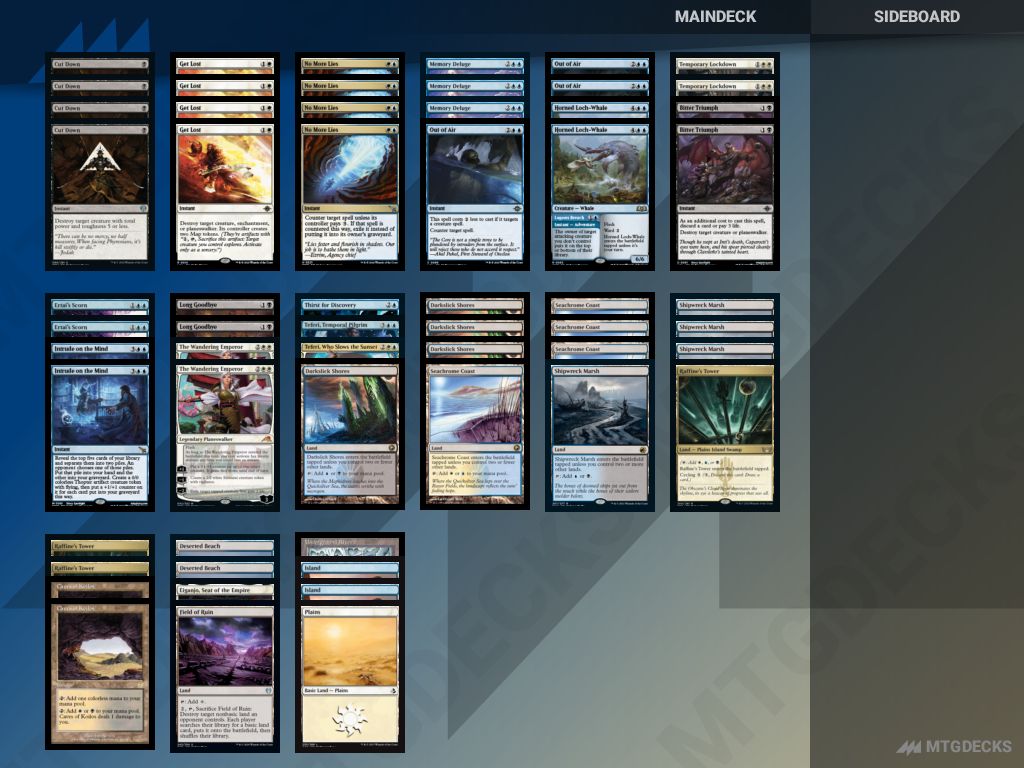 Arena Standard Esper Control deck by Bohe • MTG DECKS