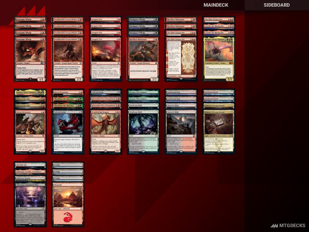 Arena Alchemy Alchemy BO1 Dragon deck by GuitarGenie • MTG DECKS