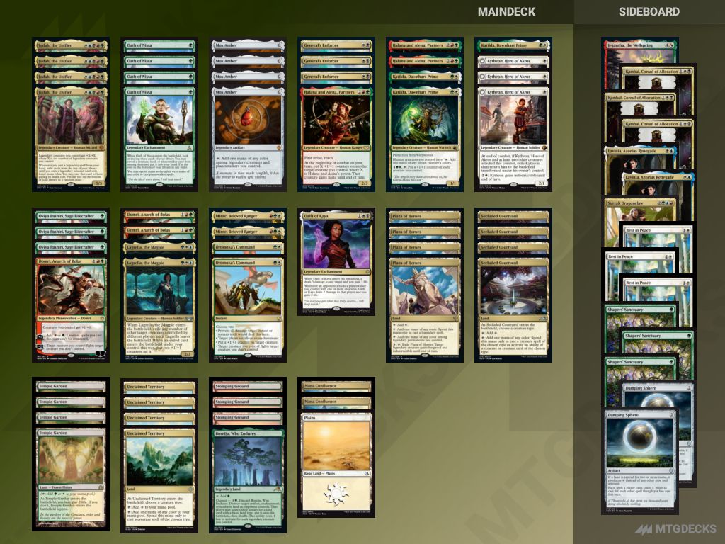 Pioneer Human deck by Togawa Akira • MTG DECKS