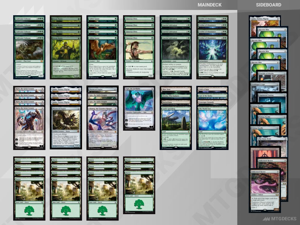 MTG Modern Mono Green Ramp top decks • MTG DECKS