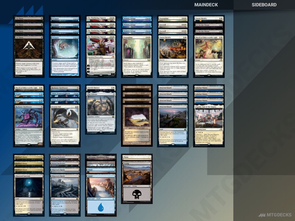 Arena Standard Esper Control TFR deck by BioS • MTG DECKS