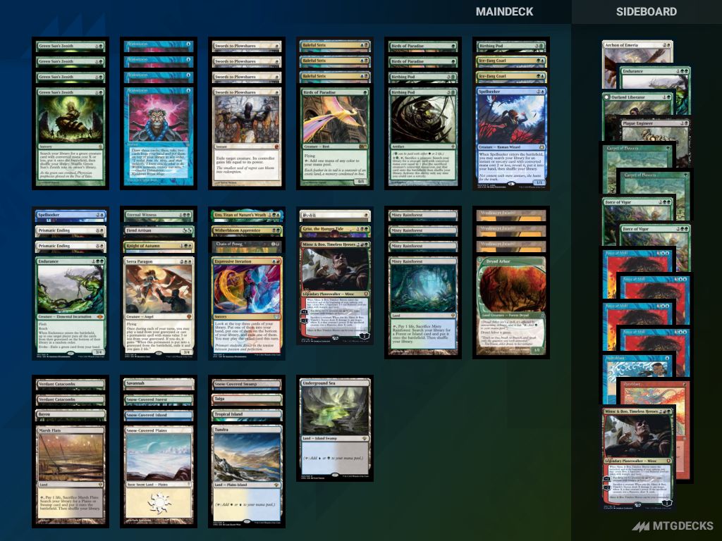 MTG Legacy 5 Color Midrange top decks • MTG DECKS