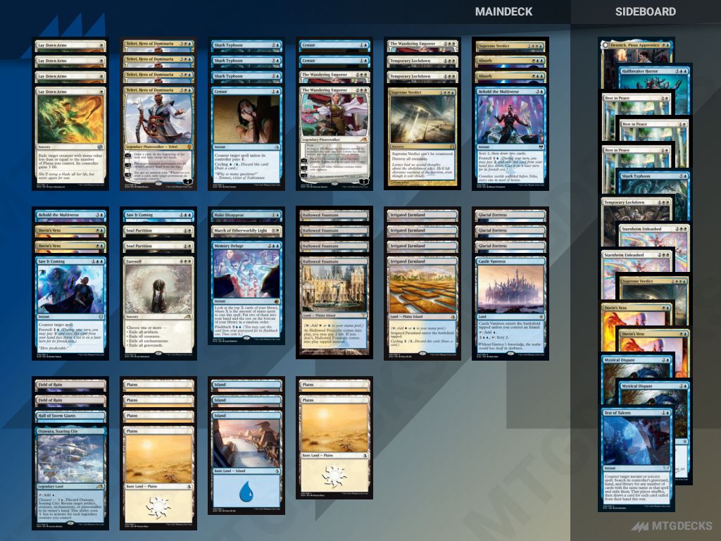 Arena Explorer Azorius Control deck by Reen222 Reen221 • MTG DECKS