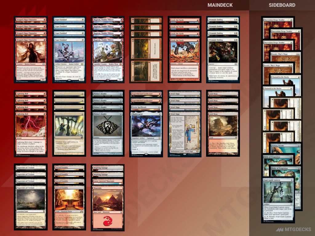 MTG Modern Boros Land Destruction top decks • MTG DECKS