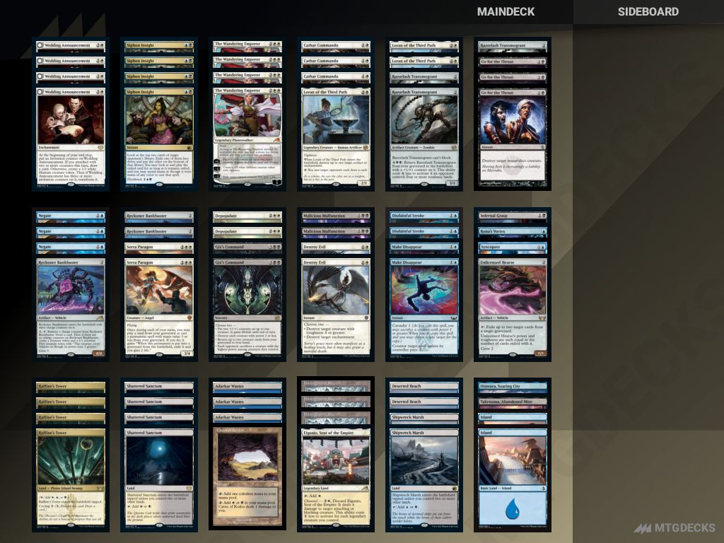 Standard Esper Control deck by wagashi_amamiya • MTG DECKS