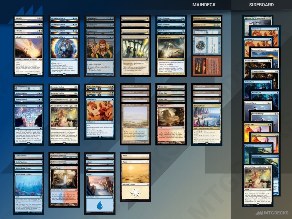 MTG Modern Azorius Yorion top decks • MTG DECKS