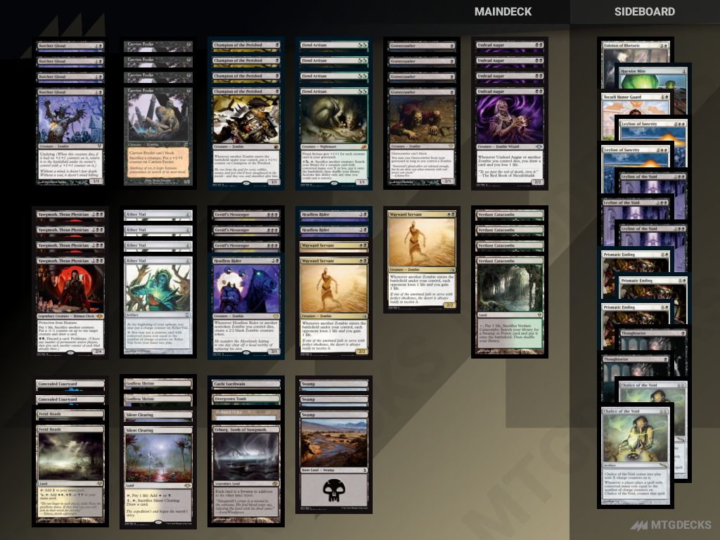 Modern Yawg ZOMBIES deck by control4daze • MTG DECKS