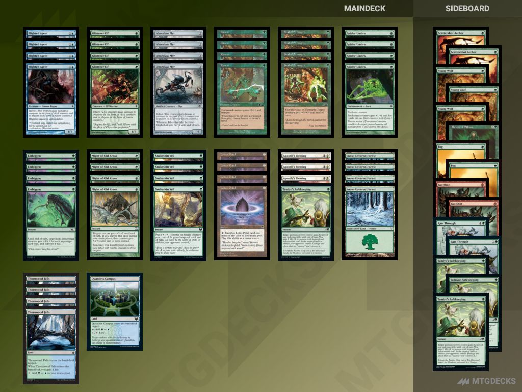 Pauper Infect deck by Nakagawa Haruki • MTG DECKS