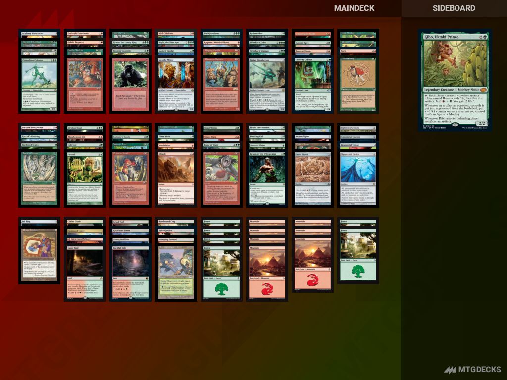 Commander Kibo EDH deck by Eien • MTG DECKS