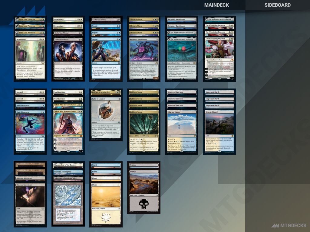 Arena Standard Esper Control deck by stevethemighty • MTG DECKS