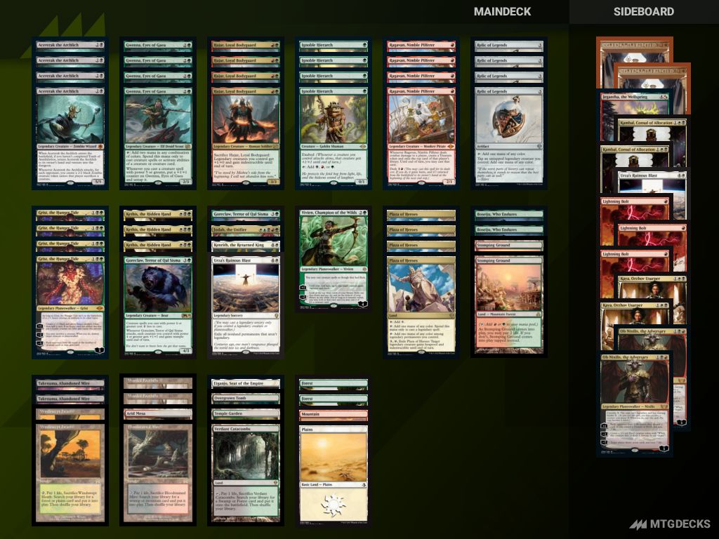 MTG Modern Acererak Combo top decks • MTG DECKS