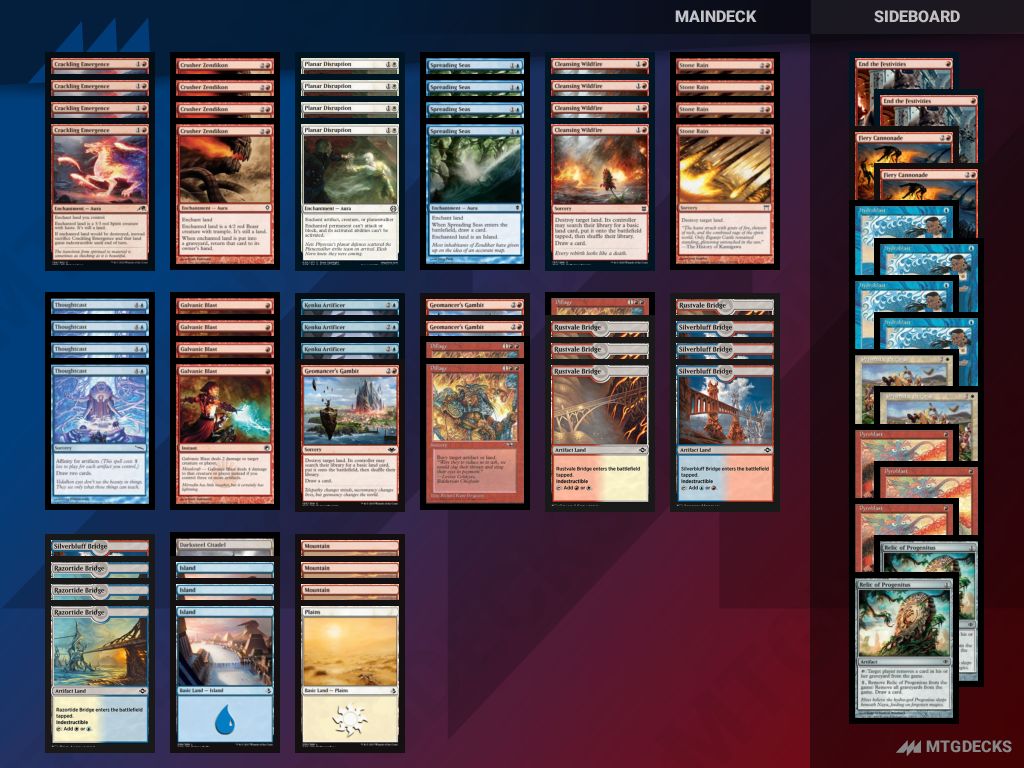 MTG Pauper Jeskai Land Destruction top decks • MTG DECKS