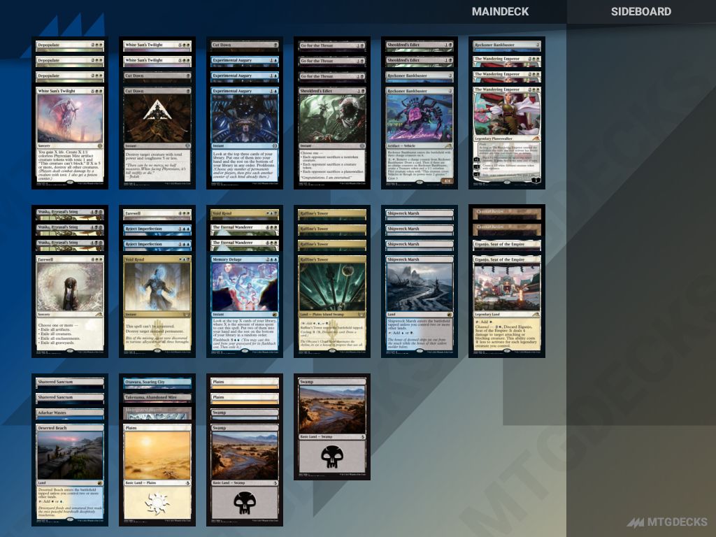 Arena Standard Esper Control deck by stevethemighty • MTG DECKS