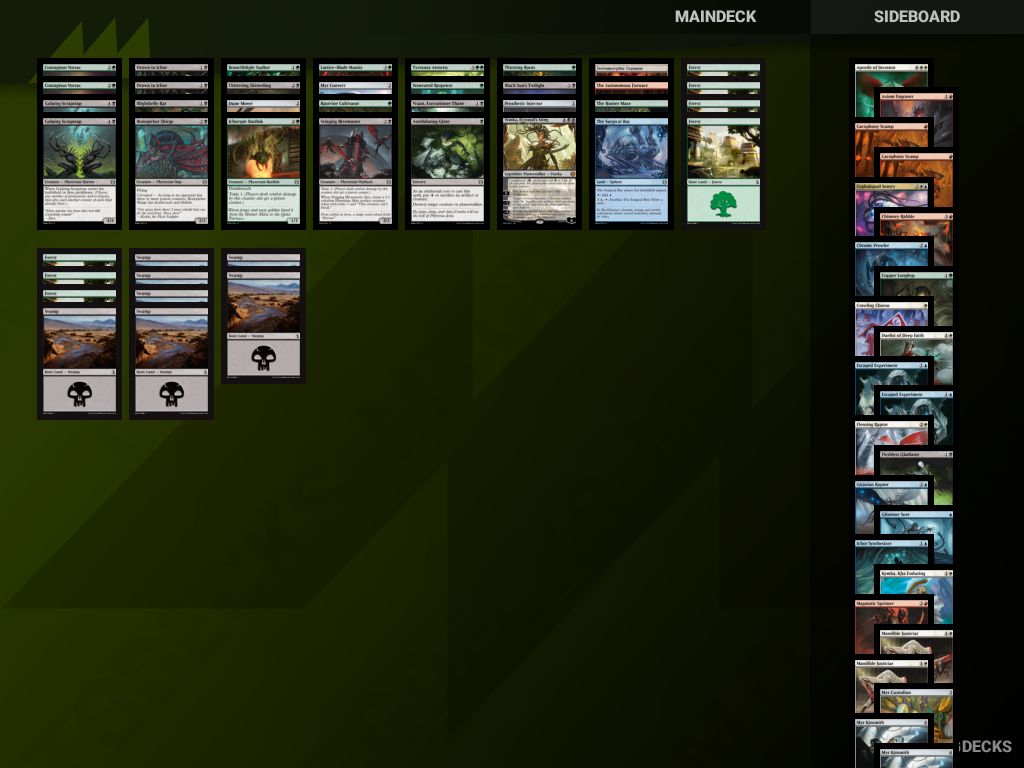 Arena Standard capitã poison deck by migucheras • MTG DECKS