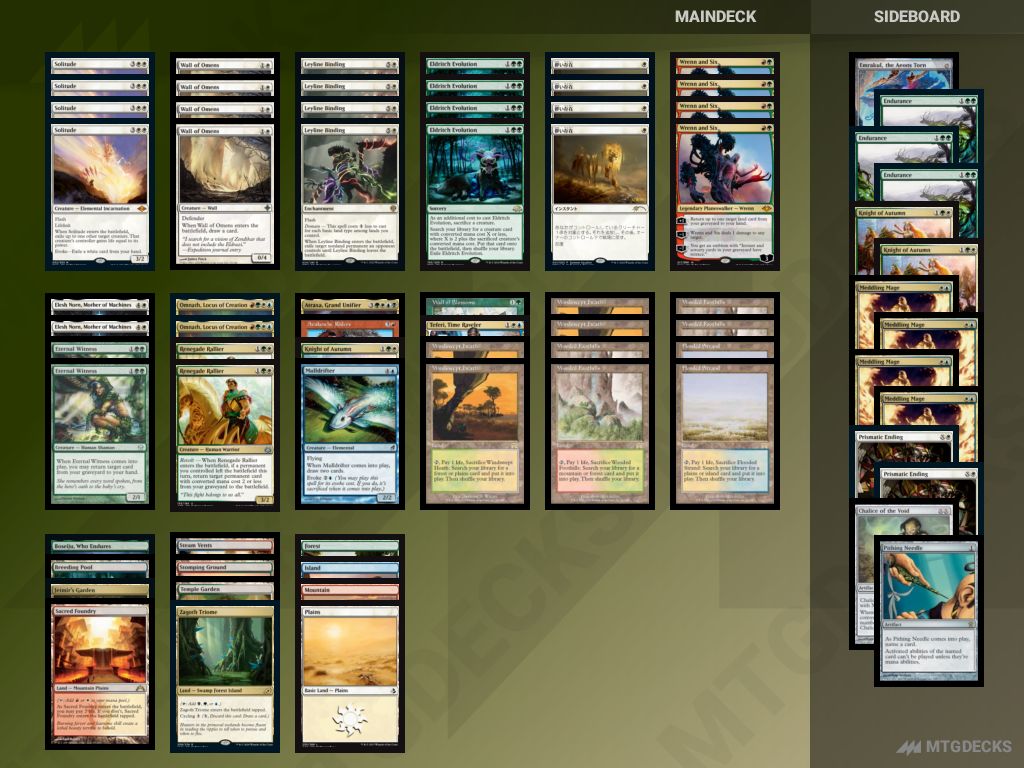 Modern naya elesh evolution deck by aspiringspike • MTG DECKS