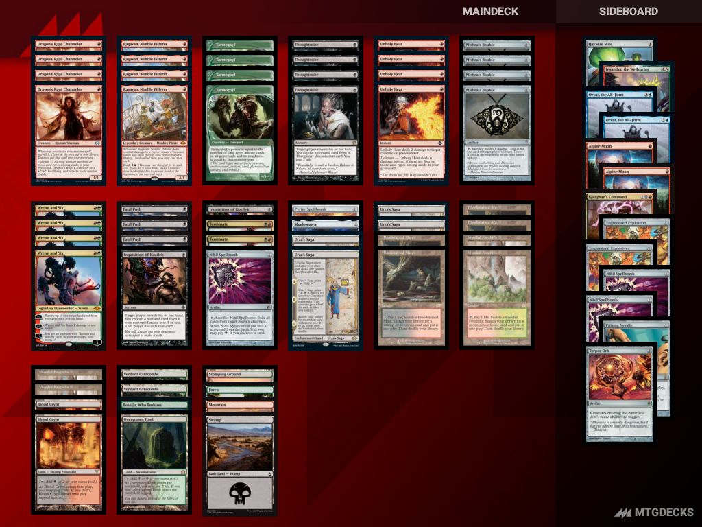 Modern Jund Sagavan deck by Yosuke Mochizuki • MTG DECKS