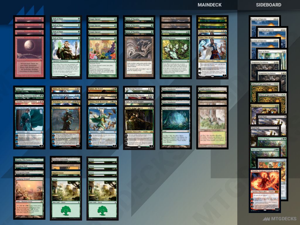 Modern Fivecolor Planeswalkers deck by Shogo Kajita • MTG DECKS