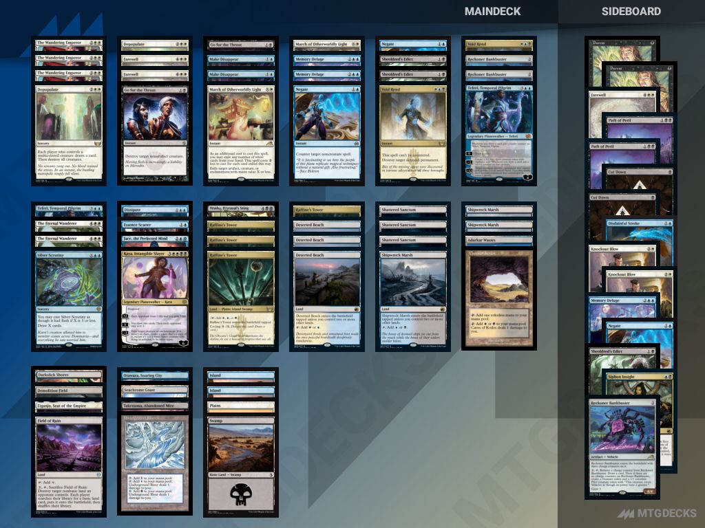 Standard Esper Control deck by Minoru Sato • MTG DECKS