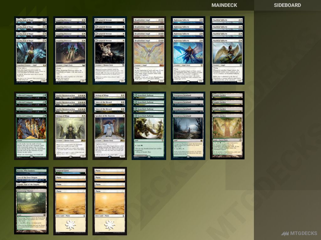 Arena Explorer angels deck by felipetruji • MTG DECKS