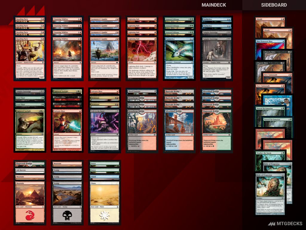 MTG Pauper 5 Color Cascade top decks • MTG DECKS