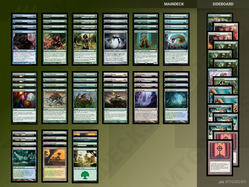 Modern Infect deck by Markus Holubec • MTG DECKS