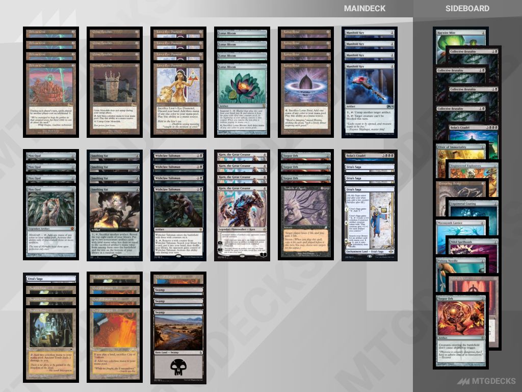 Legacy モノアーティファクトストーム deck by Ishikawa Yuuki • MTG DECKS