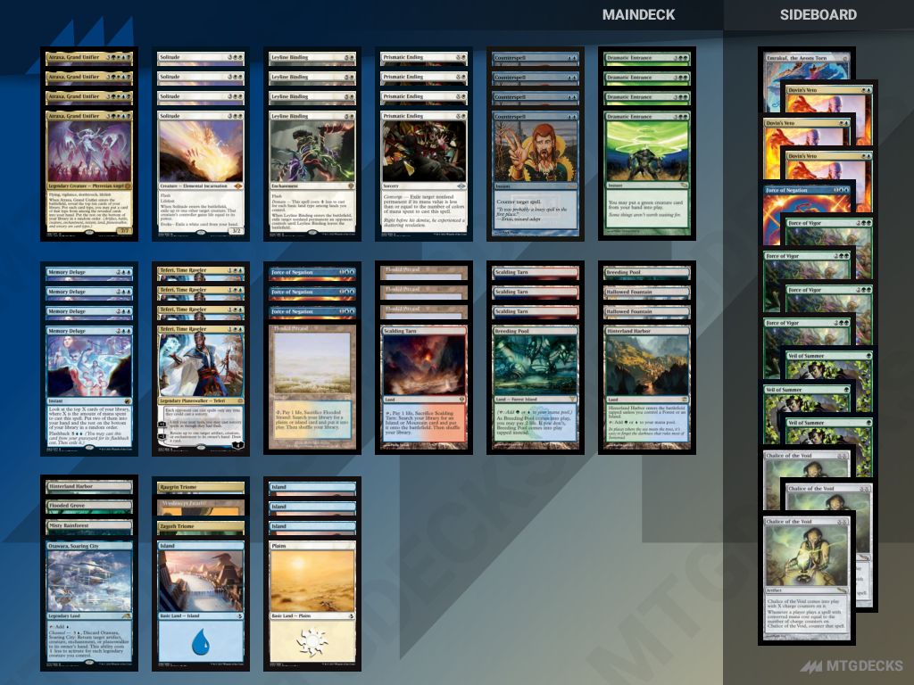 Modern Dramatic Atraxa Control deck by aspiringspike • MTG DECKS