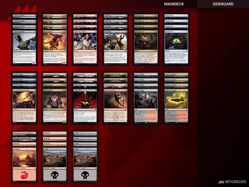 Arena Explorer Budget Sac [explorer] deck by pan2 • MTG DECKS