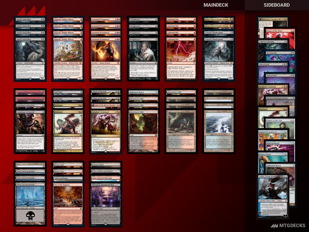 MTG Modern Rakdos Discard top decks • MTG DECKS