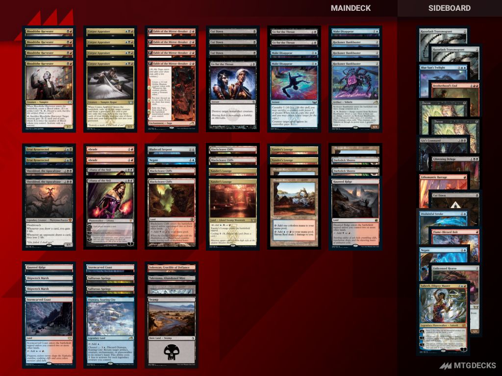 MTGO Standard Challenge 12545378 April 30 • MTG DECKS