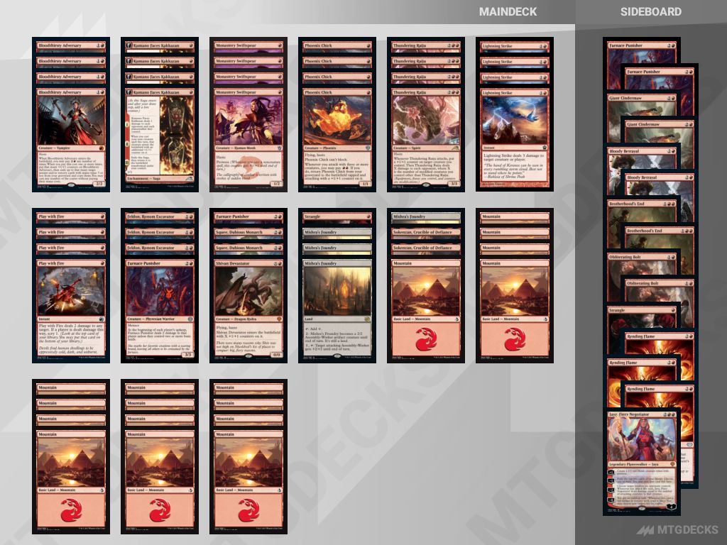 Arena Standard boom deck by virusbeetle • MTG DECKS