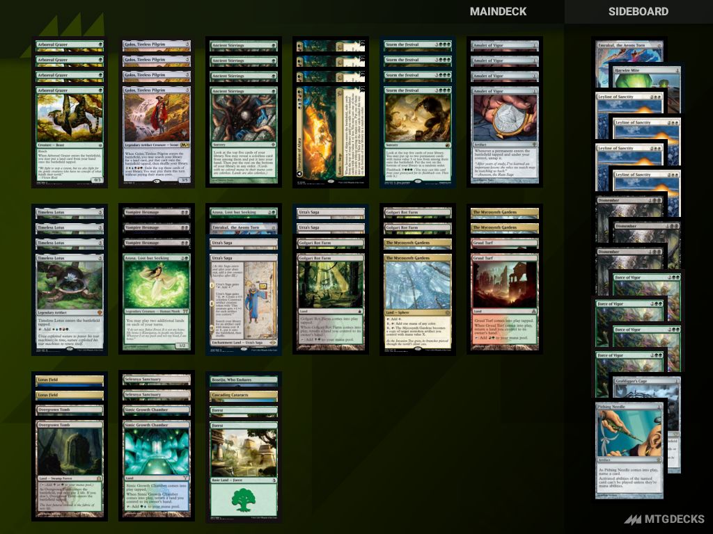 Modern timeless amulet (2) deck by aspiringspike • MTG DECKS