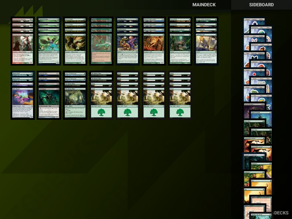 Pauper Mono Green deck by Nakagawa Haruki • MTG DECKS