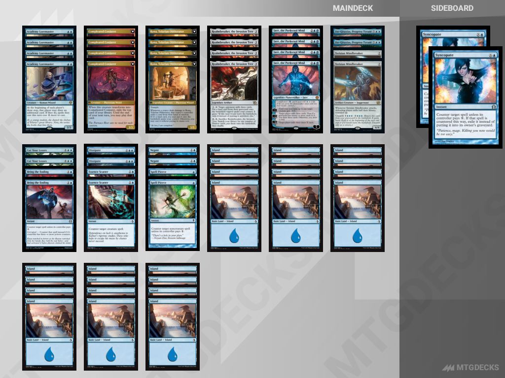 MTG Standard March of the Machine Mono Blue Mill top decks • MTG DECKS