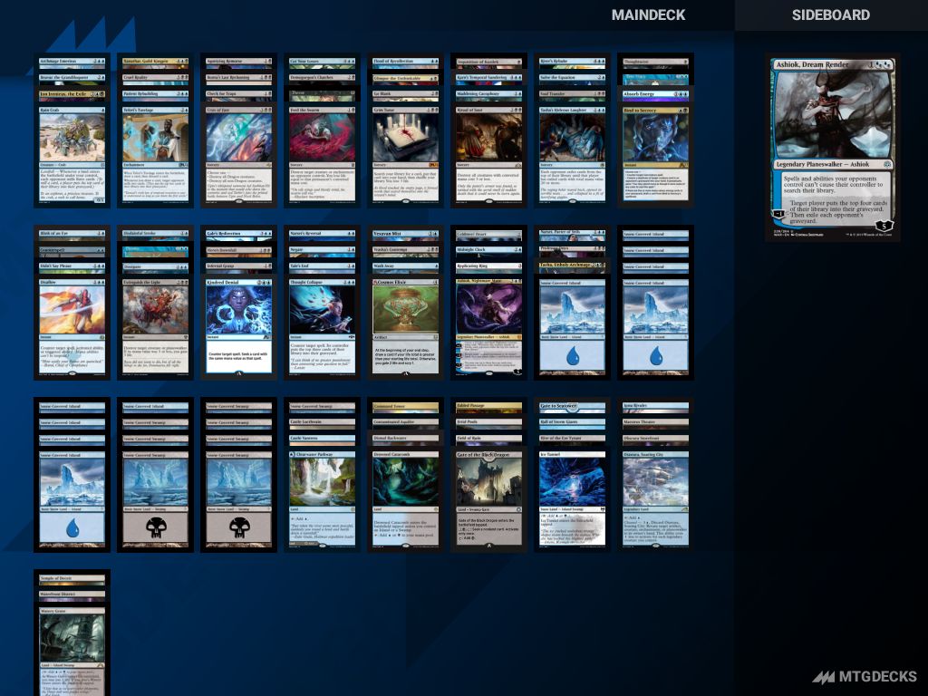 HistoricBrawl Ashiok, Dream Render deck by HistoricBrawler • MTG DECKS