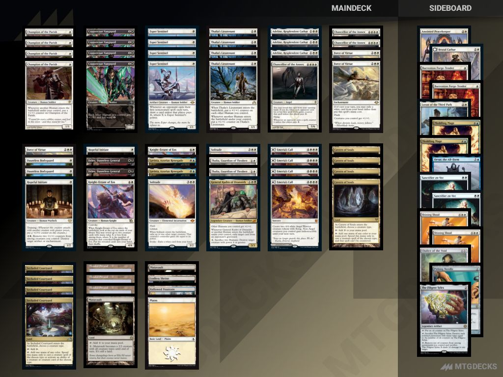 MTG Modern Azorius Humans top decks • MTG DECKS