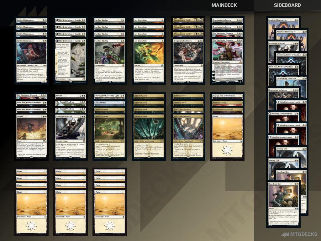 Arena Standard Mono White Atraxa Midrange deck by SkaTisTa • MTG DECKS
