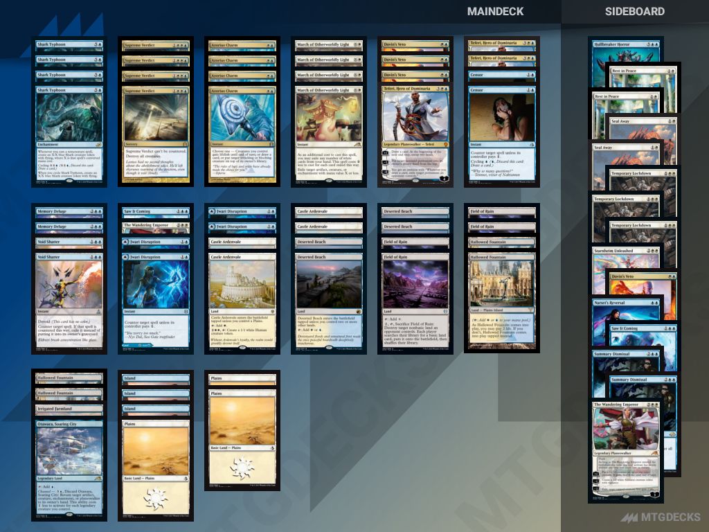 Pioneer Azorius Control deck by paolothewall182 • MTG DECKS