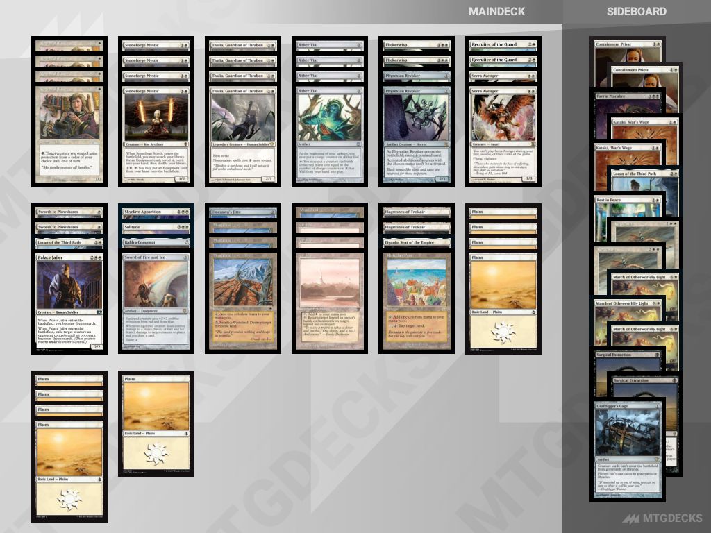 Legacy Death & Taxes deck by KelMasterP • MTG DECKS